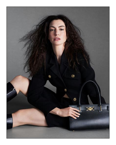 anne hathaway versace ad|Versace icons youtube.